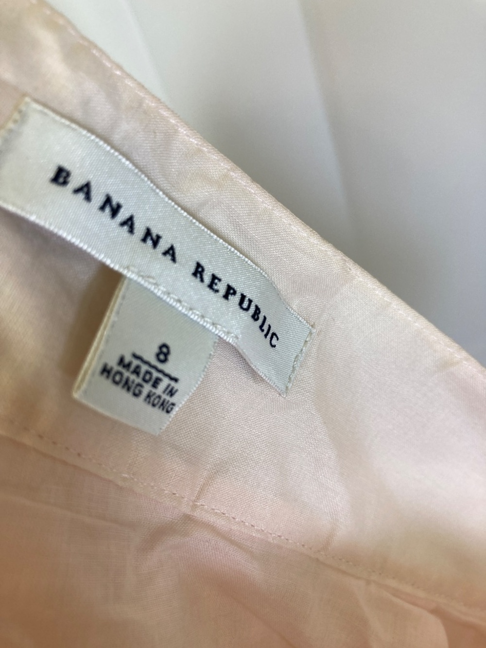 Banana Republic Skirt Sz 8 Pink Embroidered Floral Pleated Spring 2006 - Picture 2 of 15